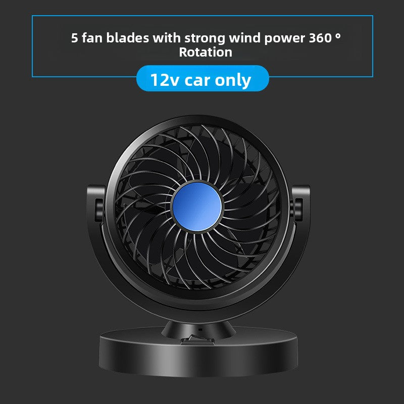 Double Head Car Fan