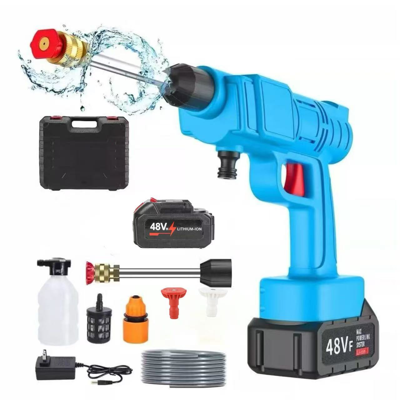 Wireless car washing machine high-pressure water gun