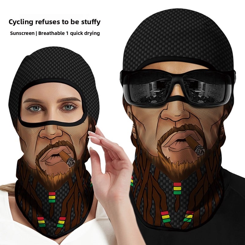 Sun protection cycling mask