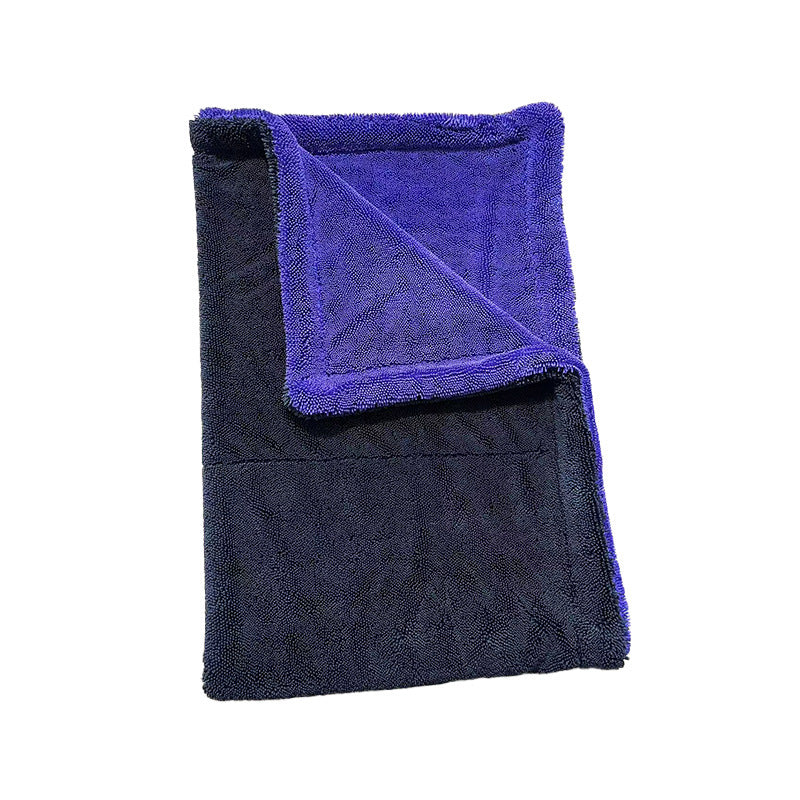 Car washing dual-color double-layer cleaning cloth