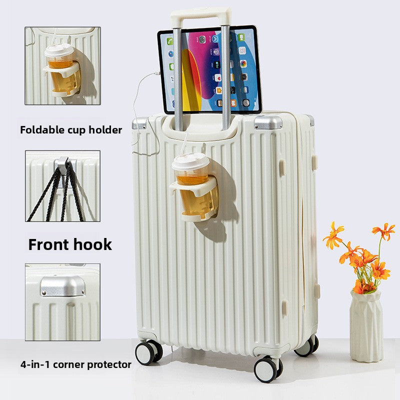 Multifunctional ABS+PC Travel Suitcase