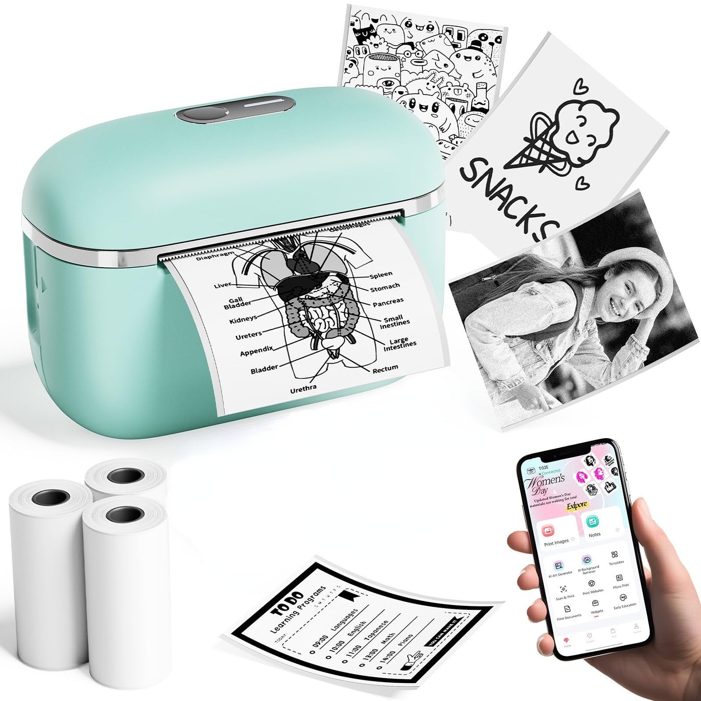 Mini Thermal Bluetooth Printer