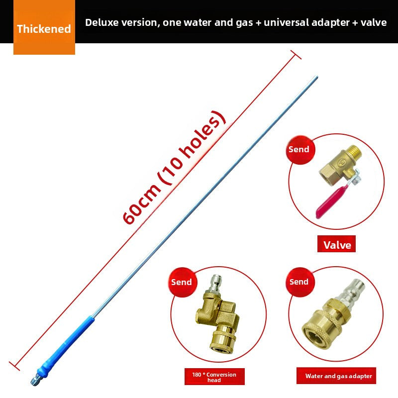 Automobile non-disassembly water tank cleaning tools