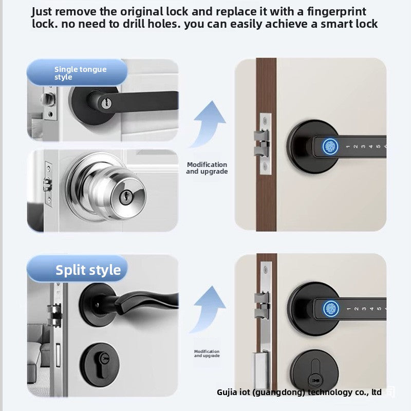 Fully Automatic Fingerprint Bluetooth Smart Door Lock