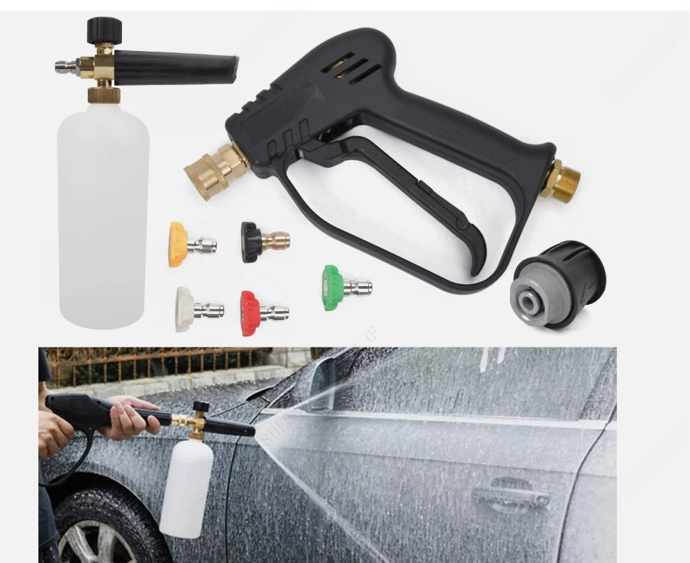 Car washing water gun for household use