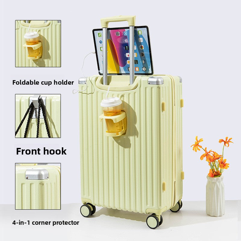 Multifunctional ABS+PC Travel Suitcase
