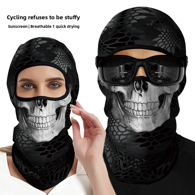 Sun protection cycling mask