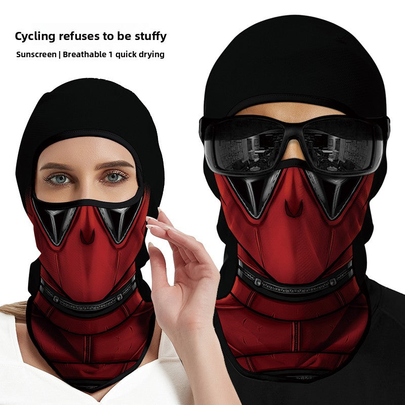 Sun protection cycling mask