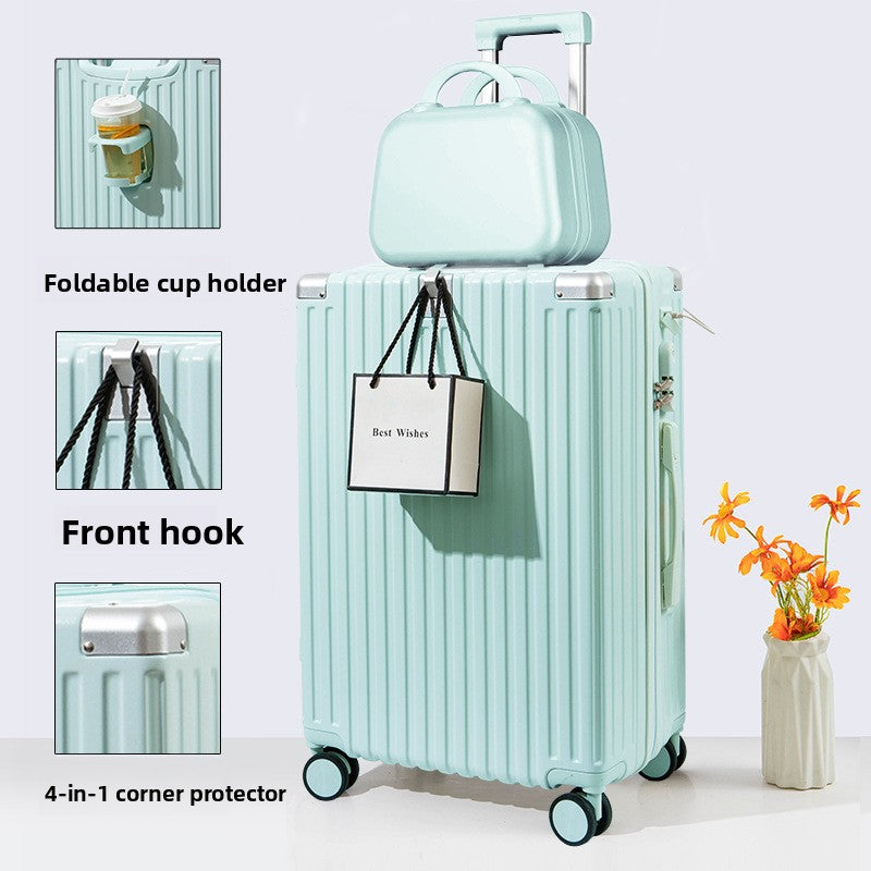 Multifunctional ABS+PC Travel Suitcase