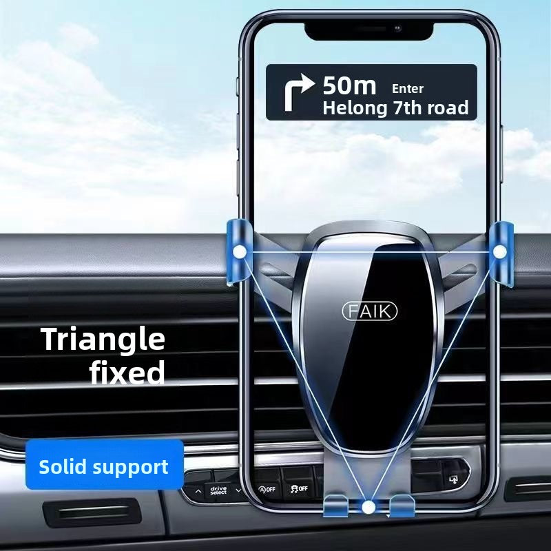 Gravity Car Air Vent Phone Holder Mirror Finish Universal Mount