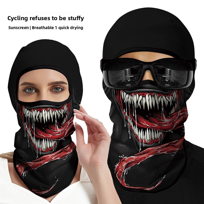 Sun protection cycling mask