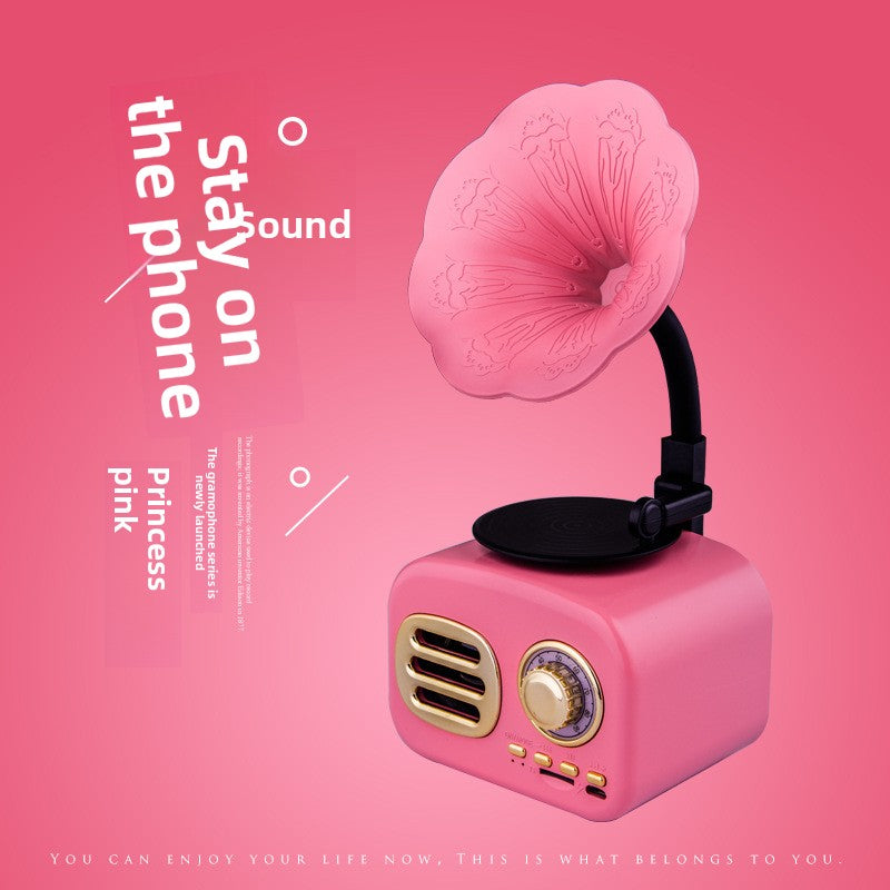Creative gift vintage gramophone Bluetooth speaker