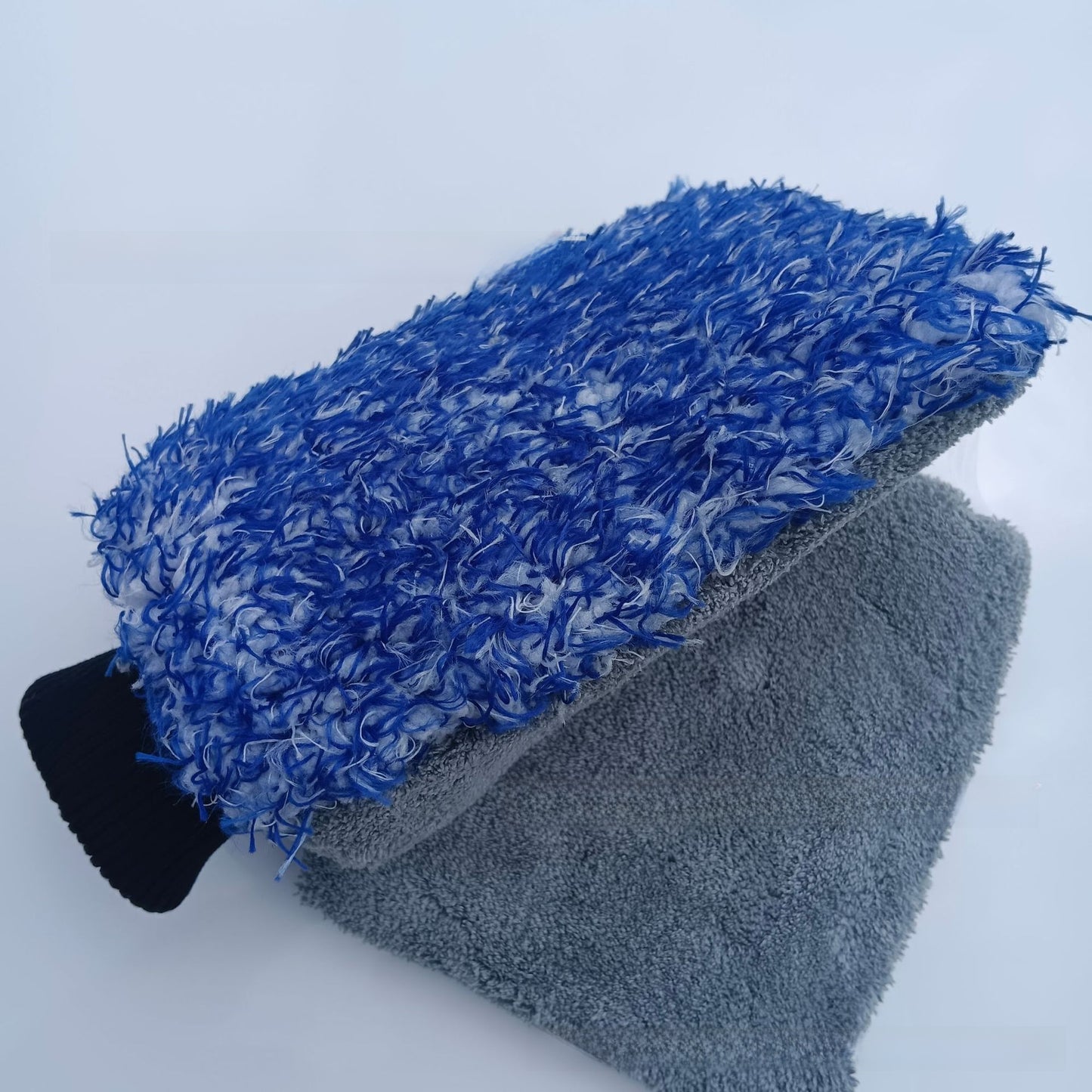 Microfiber Car Cleaning Gloves with Coral Fleece