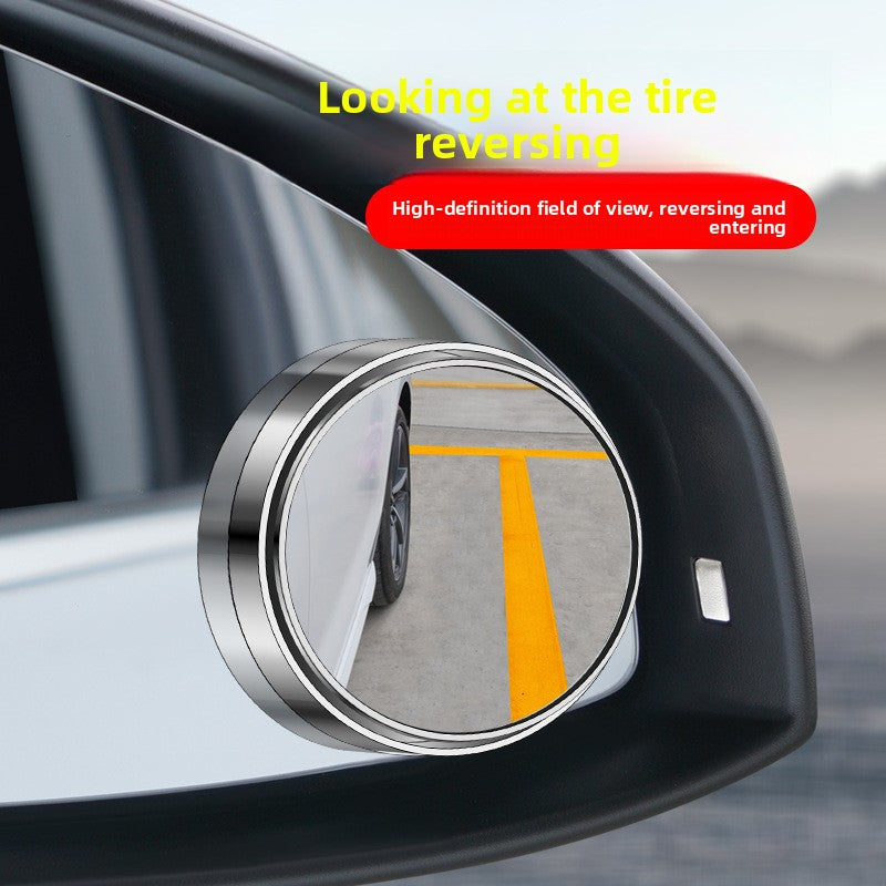 Car Small Round Mirror 360-Degree