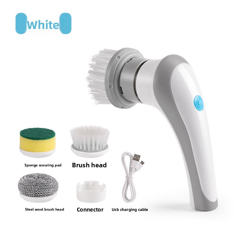 Rechargeable Electric Cleaning Brush for Dishes and Shoes